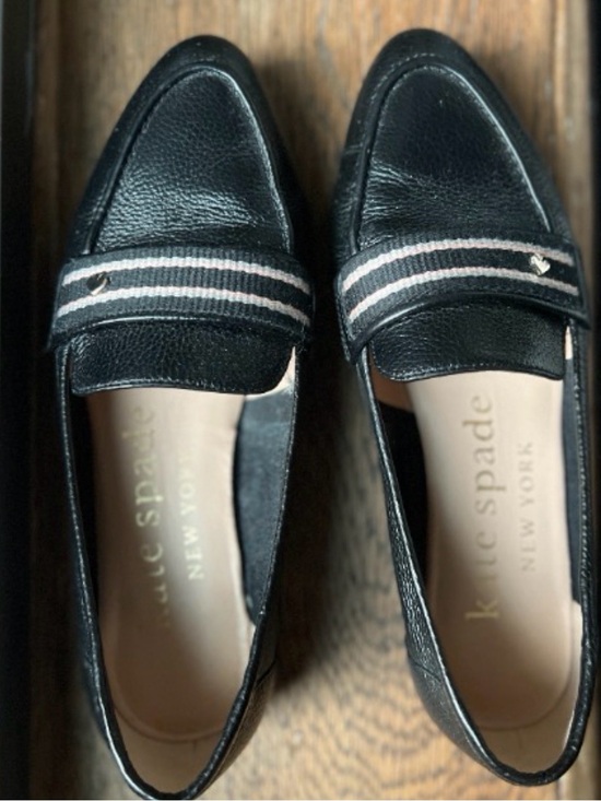 kate spade Shoes - Kate Spade Black Leather Loafers
